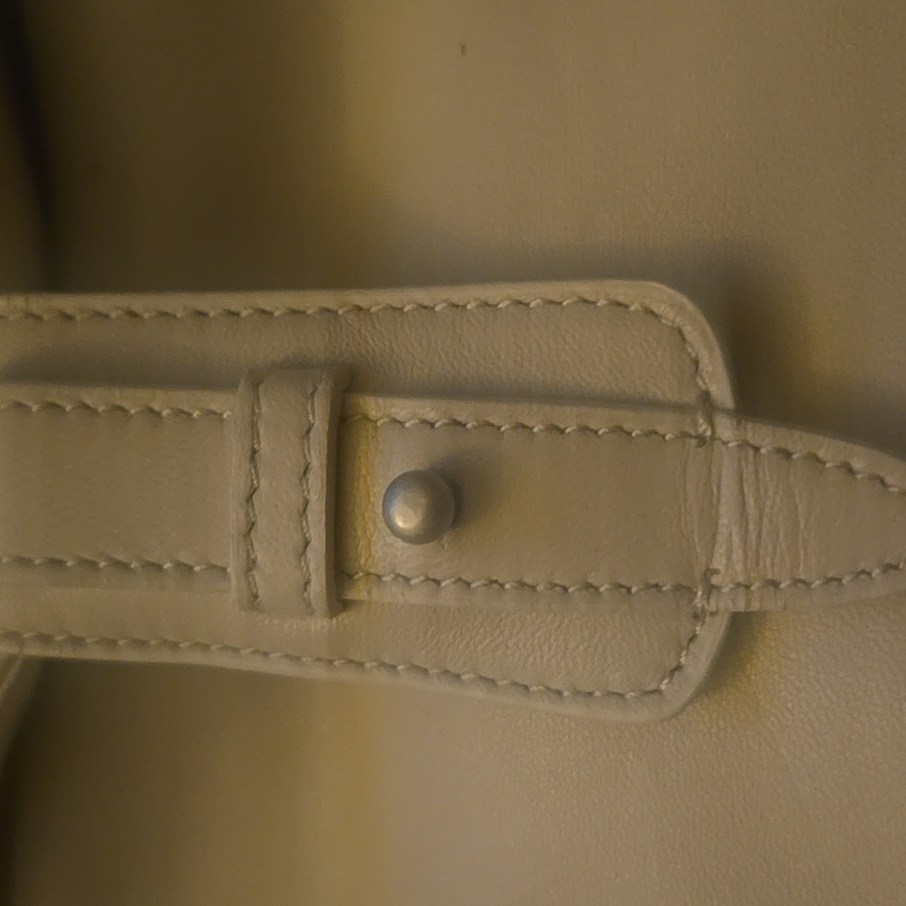 Coldwater Creek Cream Leather Shoulder Bag - Picture 3 of 8